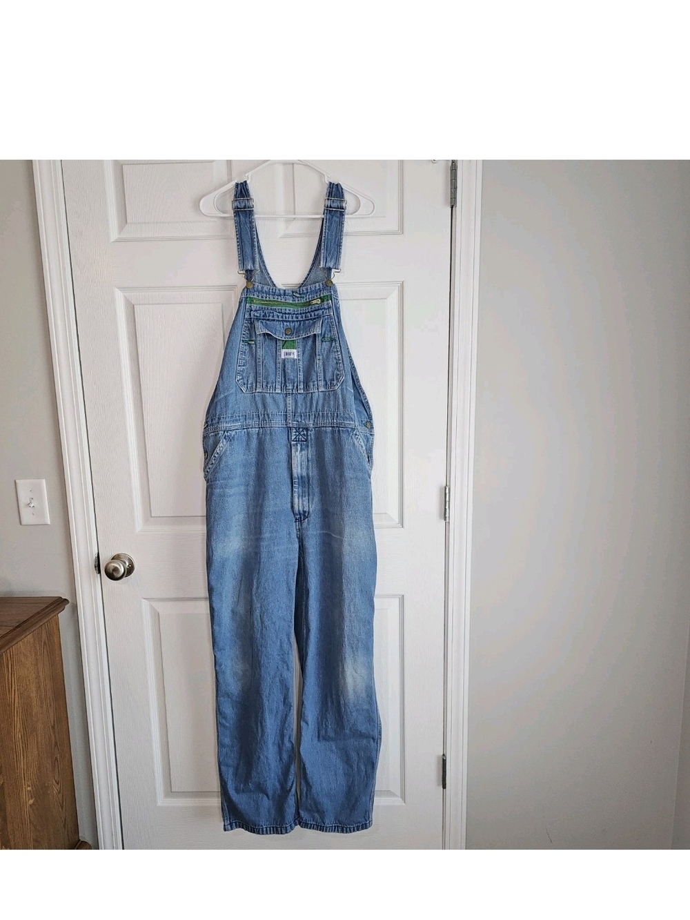 Liberty Overalls Men’s Blue Denim Jean Bib Pants Workwear 40x29 90s Grunge